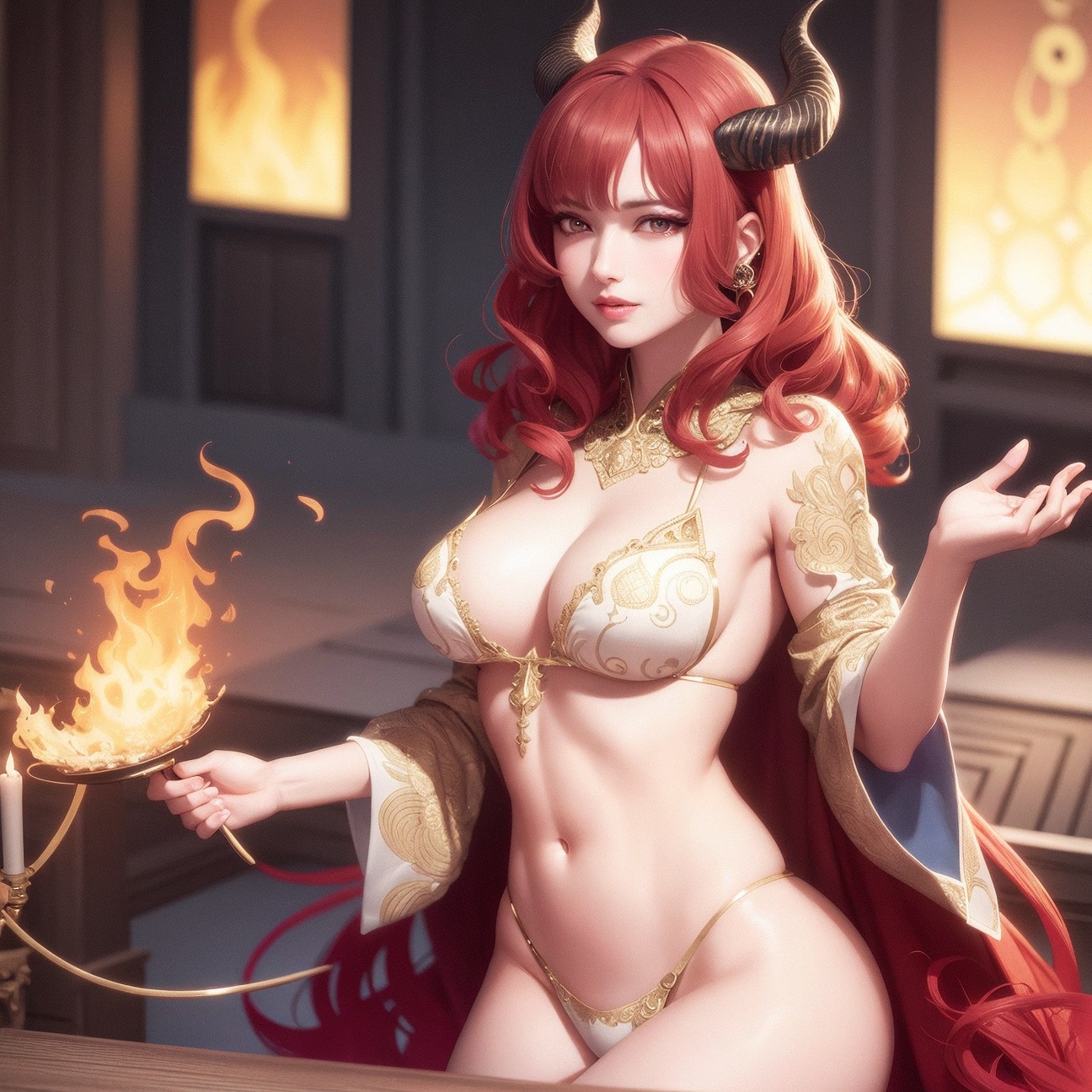 girls-with-large-breasts-Volcano-demon-II
