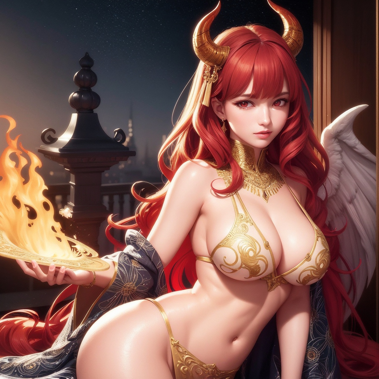 girls-with-large-breasts-Volcano-demon-II